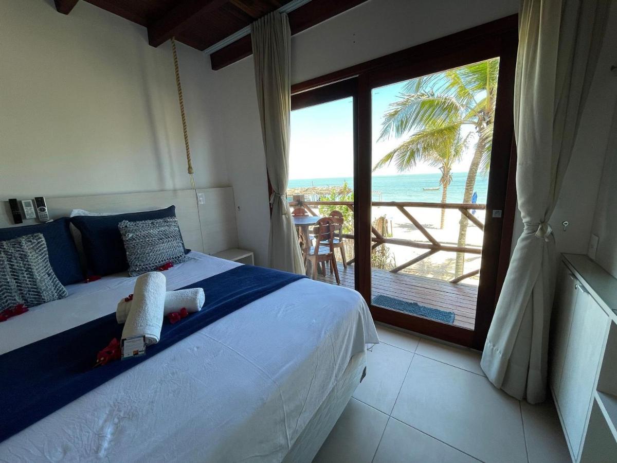 Ap. Peixe Boi Pe Na Areia Com Vista Frontal E Total Para O Mar Barra Grande  Eksteriør bilde