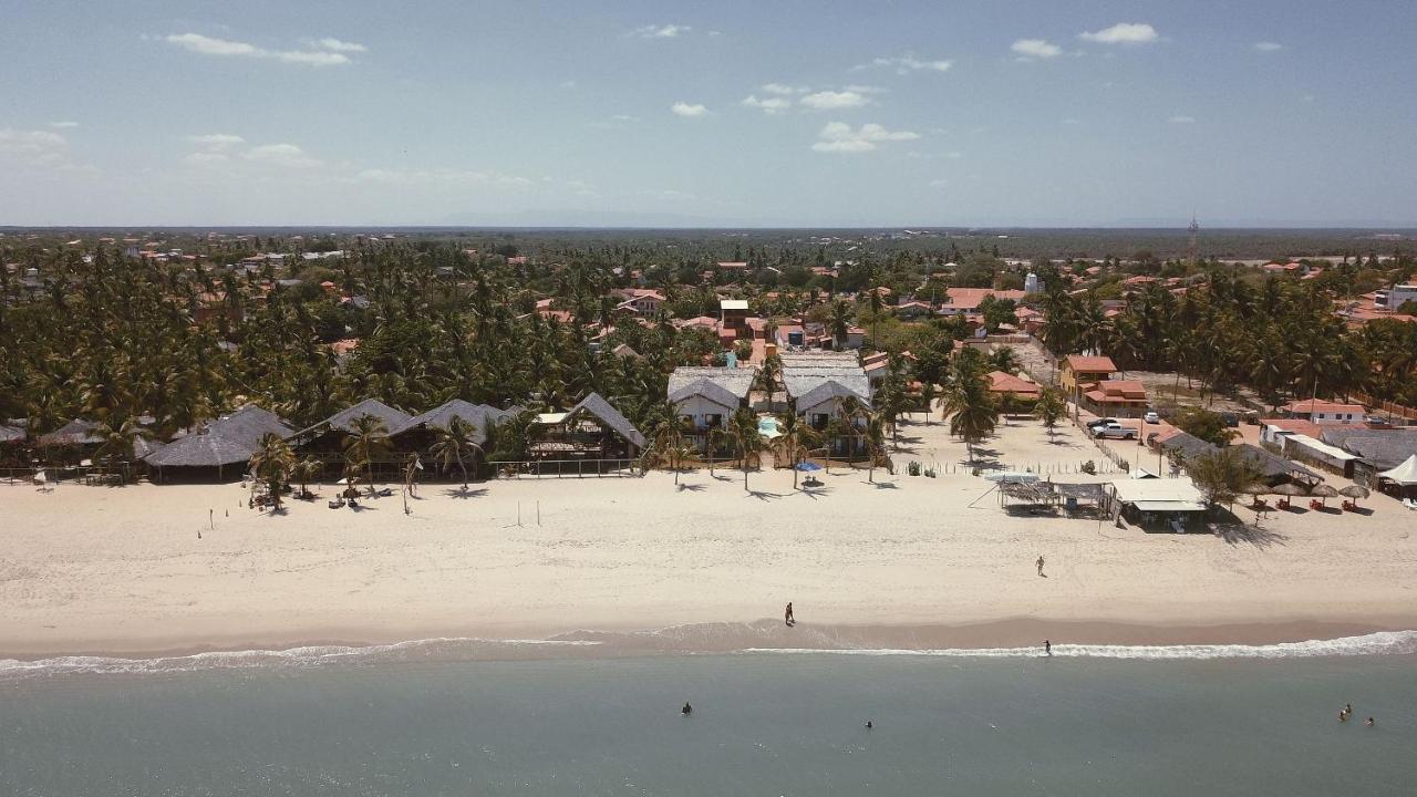 Ap. Peixe Boi Pe Na Areia Com Vista Frontal E Total Para O Mar Barra Grande  Eksteriør bilde