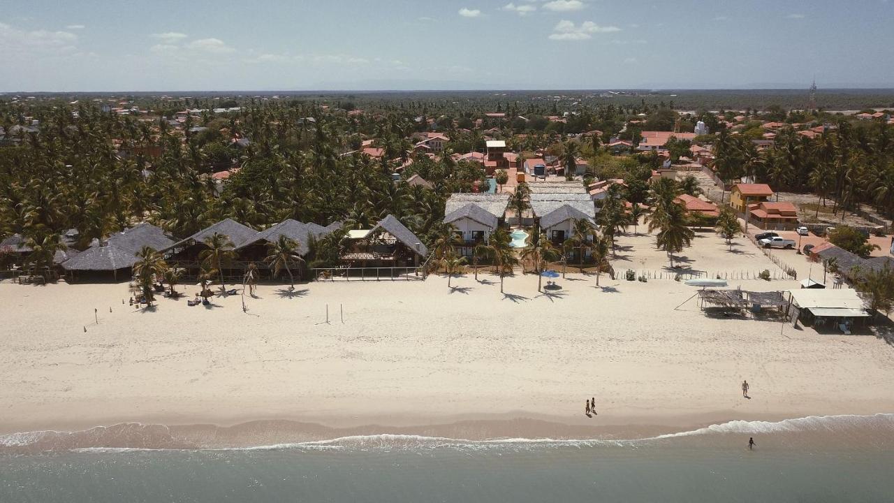 Ap. Peixe Boi Pe Na Areia Com Vista Frontal E Total Para O Mar Barra Grande  Eksteriør bilde