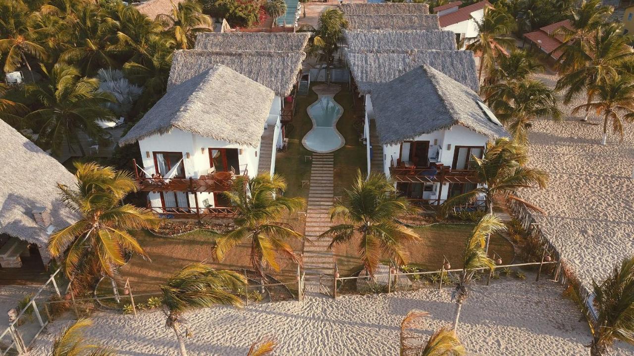 Ap. Peixe Boi Pe Na Areia Com Vista Frontal E Total Para O Mar Barra Grande  Eksteriør bilde